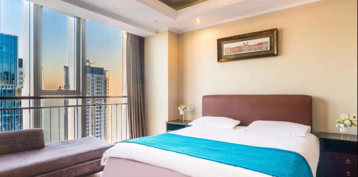 Qingdao Jinshan We+ Holiday Apartment Екстериор снимка